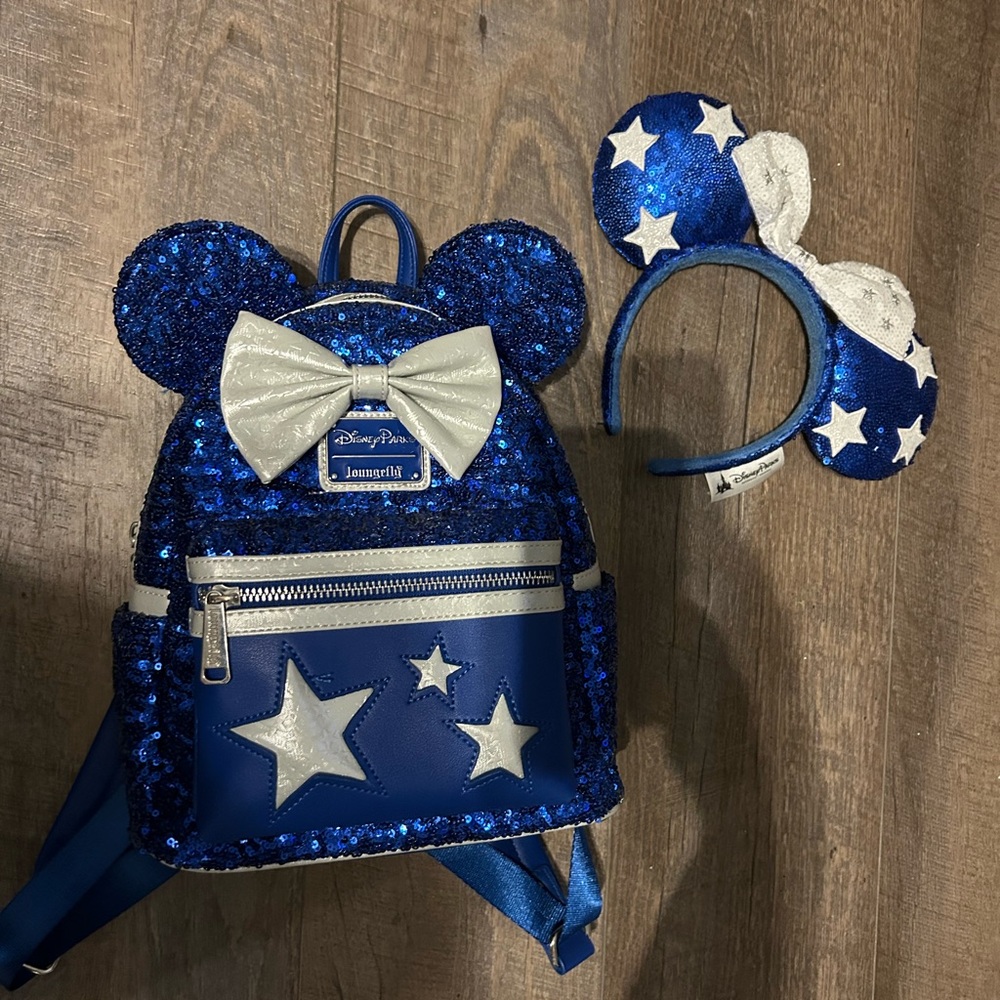 Disney Sorcerer Loungefly and Headband Set